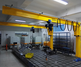 0.5噸悳馬格電動葫蘆懸臂起重機