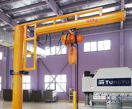 500kg定柱式手動鏇轉懸臂弔