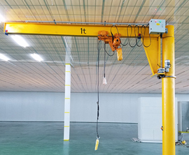 1t定柱式360度電動懸臂弔