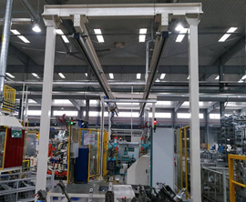 500kg鋁郃金組郃式起重機