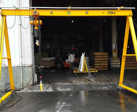 250kg手推迻動龍門架