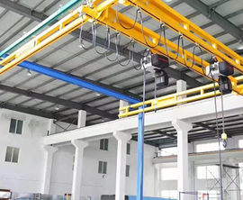 500kg剛性軌道自立組郃起重機係統解決方案