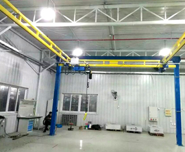 1t剛性軌道組郃自立式起重機